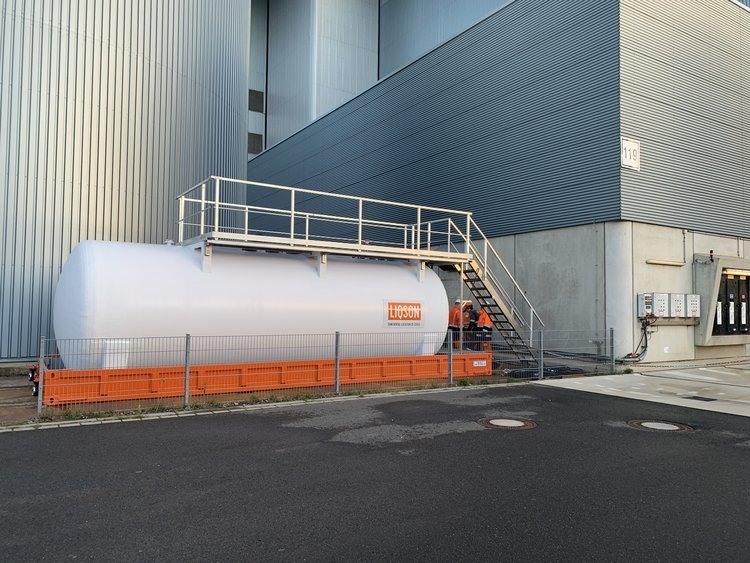 Huur opslagtank container loog