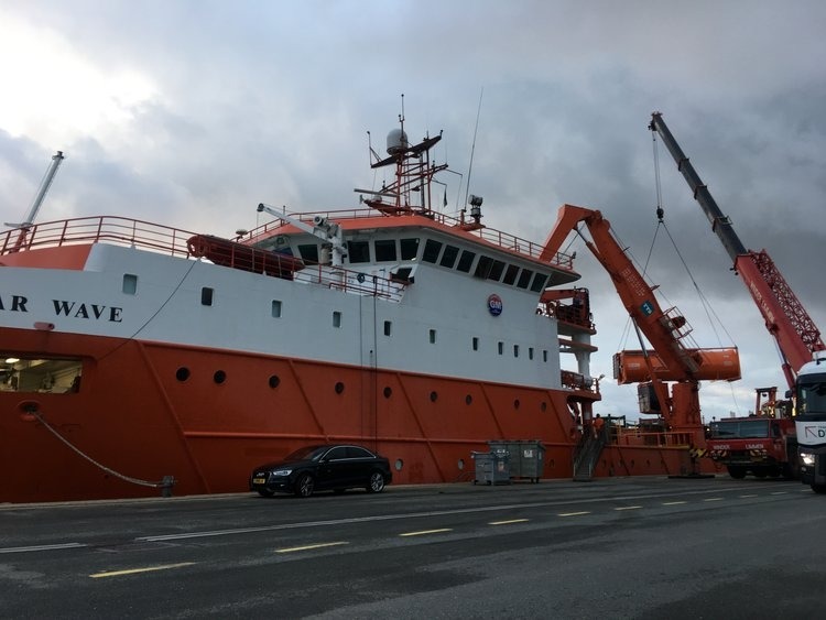 Miettanks Offshore-Abwasser