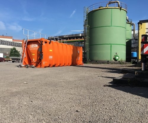 Huur vloeistof container