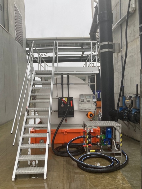 dubbelwandige tank voor FeCl3