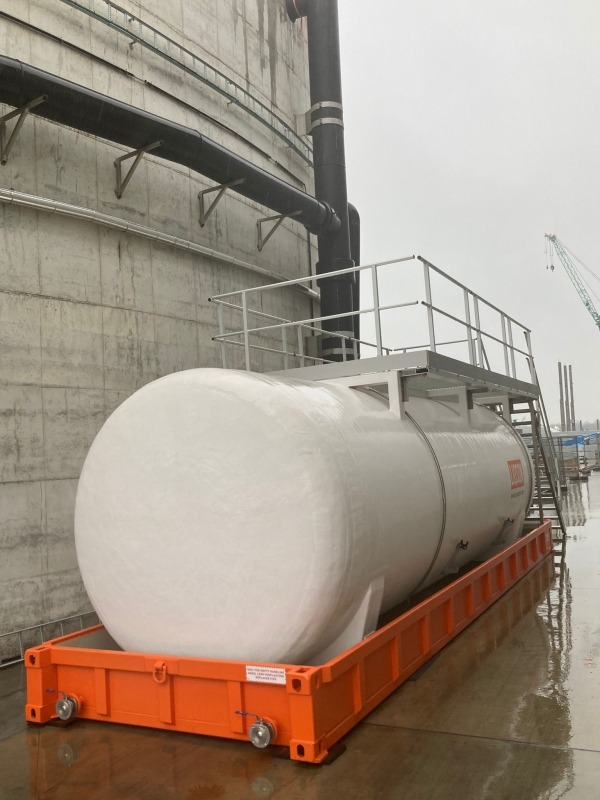 tank met lekbak