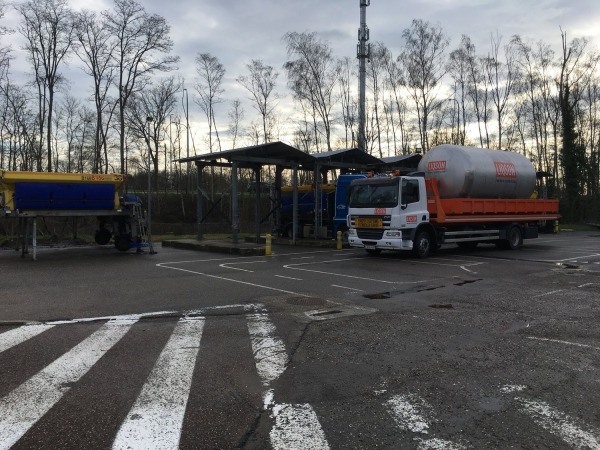 Rent mobile storage tank for salt brine
