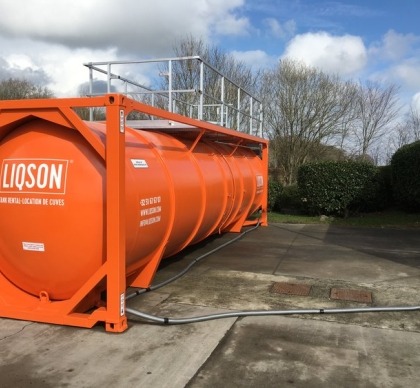 levering drinkwater met huur tank
