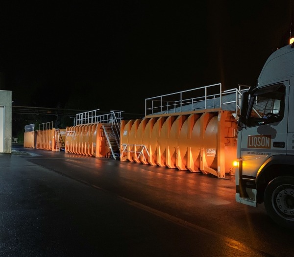 watertank huren 3 op een rij